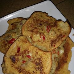 Bread and egg Omelette A picture of Bread and egg Omelette.