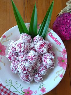 Foto resep Klepon Buah Naga