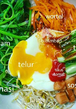 Foto resep Bibimbap (비빔밥)