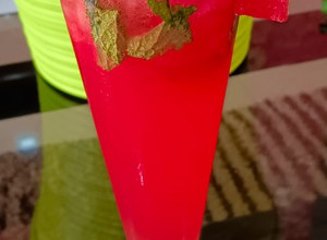 A picture of Watermelon mojito.