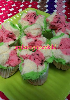 Foto resep Bolu kukus semangka