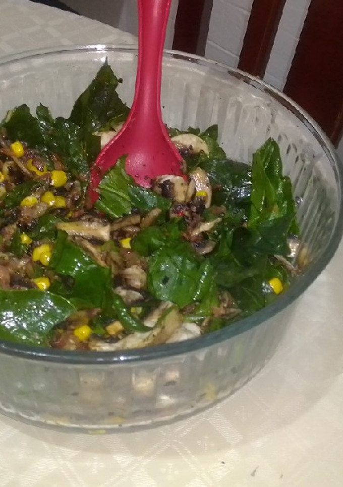 Una foto de Ensalada de tocino para matar el hambre