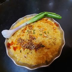 A picture of Vegitable tadka khichdi.