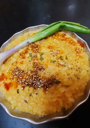 A picture of Vegitable tadka khichdi.