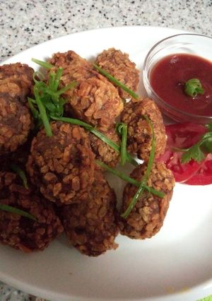 A picture of Beef nuggests.