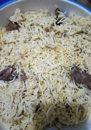 A picture of Beaf briyani.