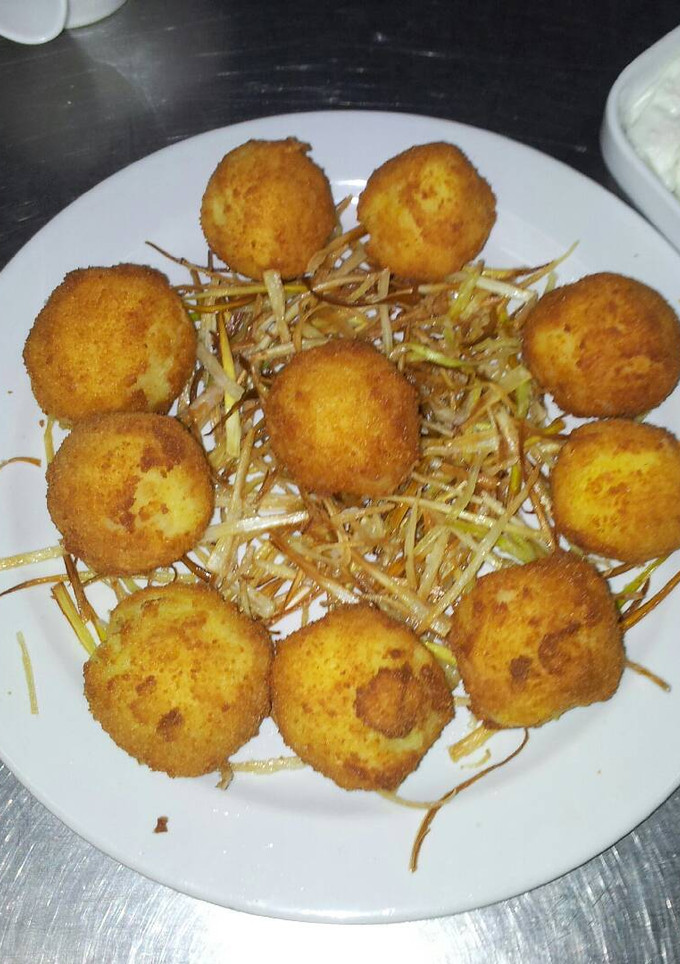 Una foto de bolas de patata