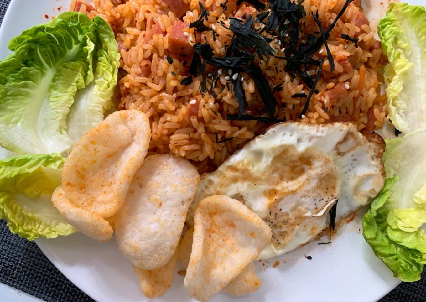Kimchi-bokkeum-bap (Nasi goreng Kimchi)