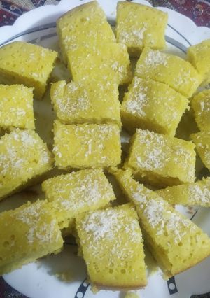 عکسی از دستور کیک نارگیلی