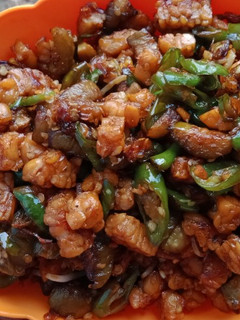 Foto resep Oseng tempe&terong lombok ijo