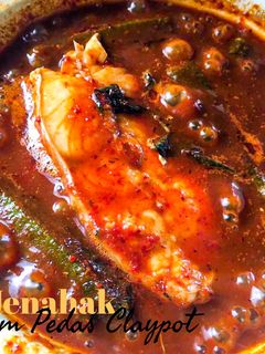 Gambar Asam Pedas Ikan Jenahak🐟🍚