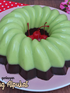Foto resep Puding Alpukat