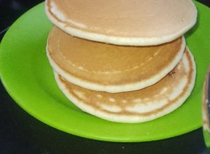 Una foto de Hotcakes o panqueques