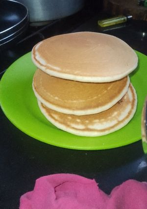 Una foto de Hotcakes o panqueques