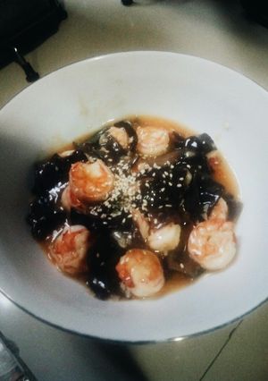 Foto resep Tumis Udang Jamur Kuping