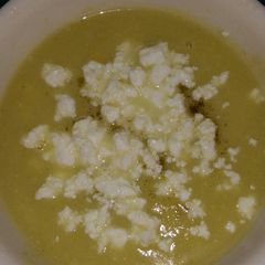 A picture of Golden Summer Squash & Corn Soup.