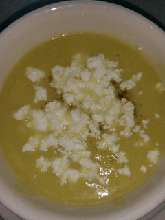 A picture of Golden Summer Squash & Corn Soup.