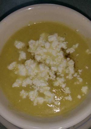 A picture of Golden Summer Squash & Corn Soup.