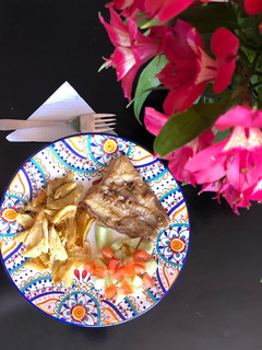 Una foto de Robalo en salsa de soya
