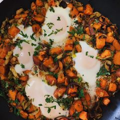 A picture of Sweet Potato Hash.