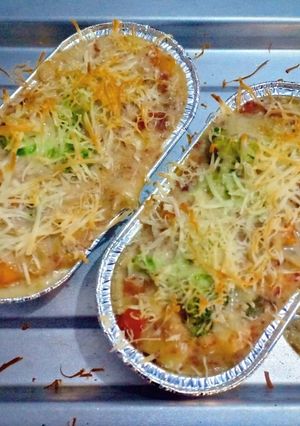 Foto resep Beef broccoli & carrots cheese bake