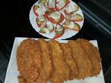 Piept de curcan crocant în fulgi de porumb gen (kfc)