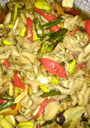 Foto resep #Oseng usus pete#