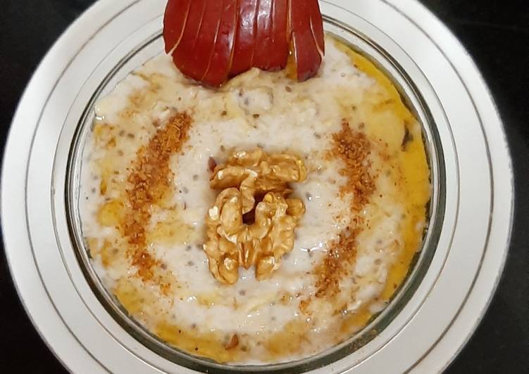 Easiest Way to Prepare Favorite Apple Oats Porridge
