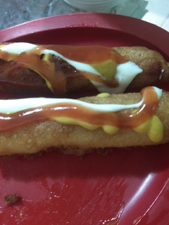 Una foto de Banderillas con harina de hot cakes