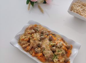 Une photo de Blanquette de lapin
