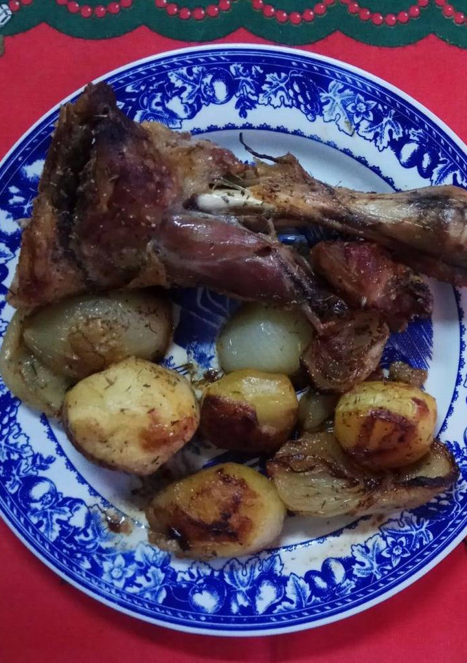 Una foto de Paletilla de Cordero lechal al horno