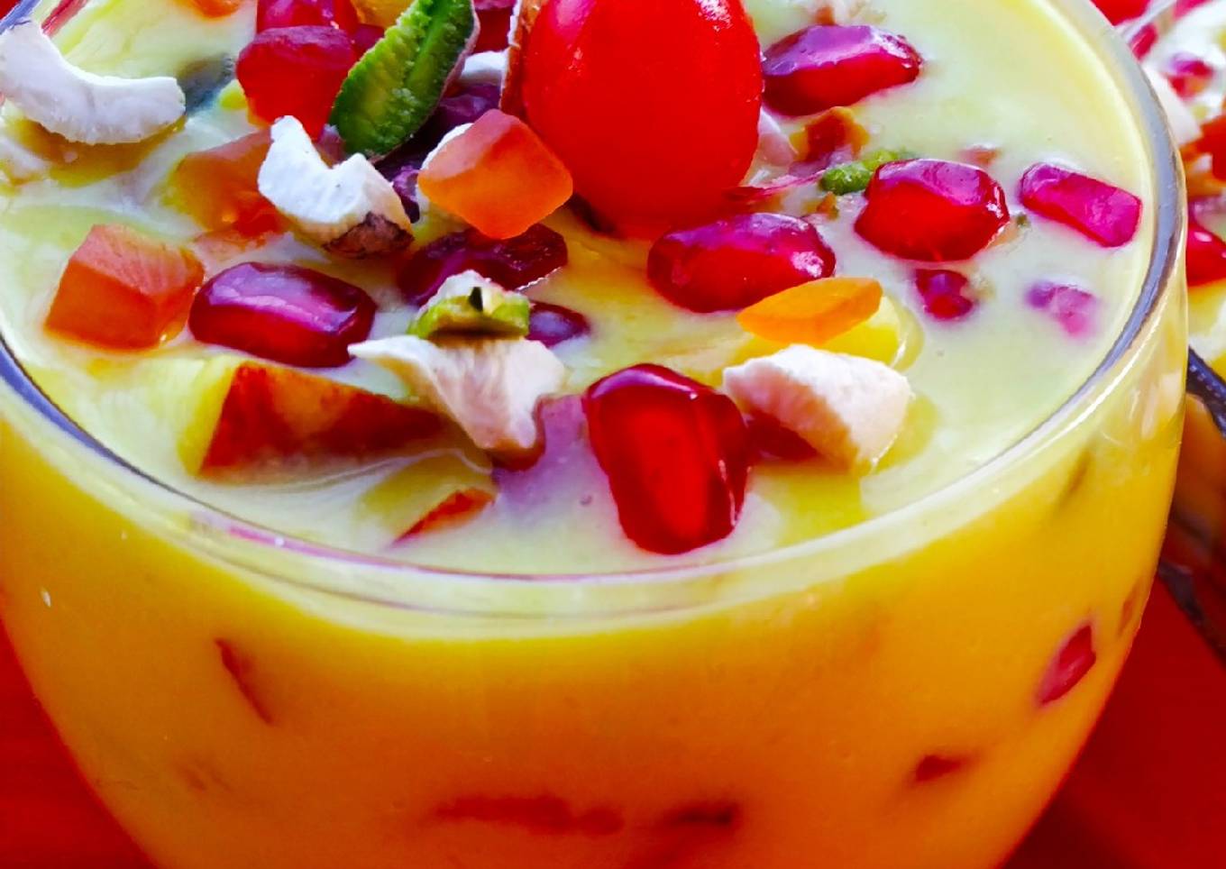 Fruit Custard Recipe