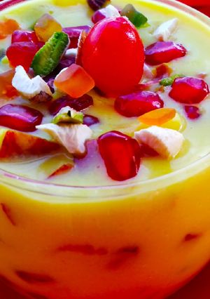 A picture of Fruit Custard Recipe.