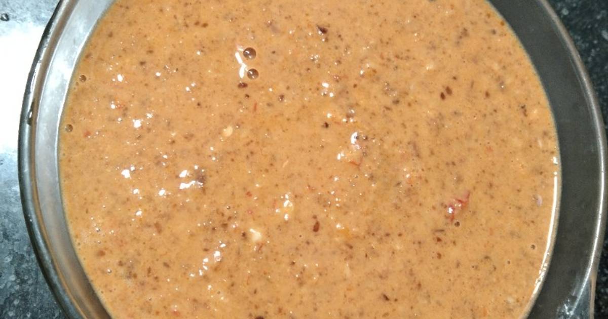 Resep 437 Sambel Kacang Sroto Purbalingga Tanpa Gula Merah Mudah dan Praktis Dihidangkan