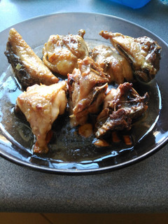Una foto de Pollo al ajillo