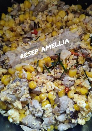 Foto resep Sambel jagung ikan tongkol