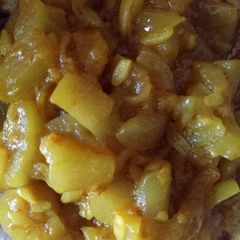 A picture of Lauki ki Sabji.