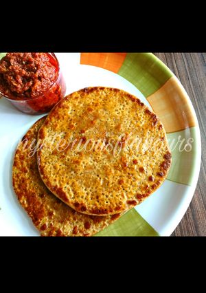 A picture of Cheeni ka Paratha.