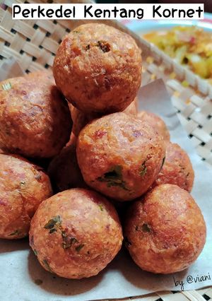 Foto resep Perkedel Kentang Kornet #TetepKenyangTanpaNasi