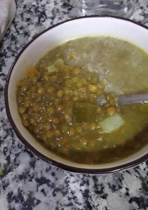صورة لوصفة عدس بالخضر