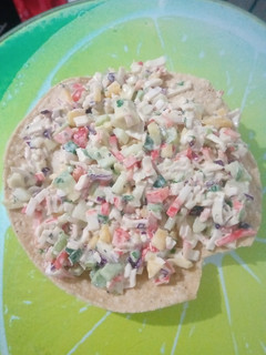 Una foto de Ensalada tejeda de surimi