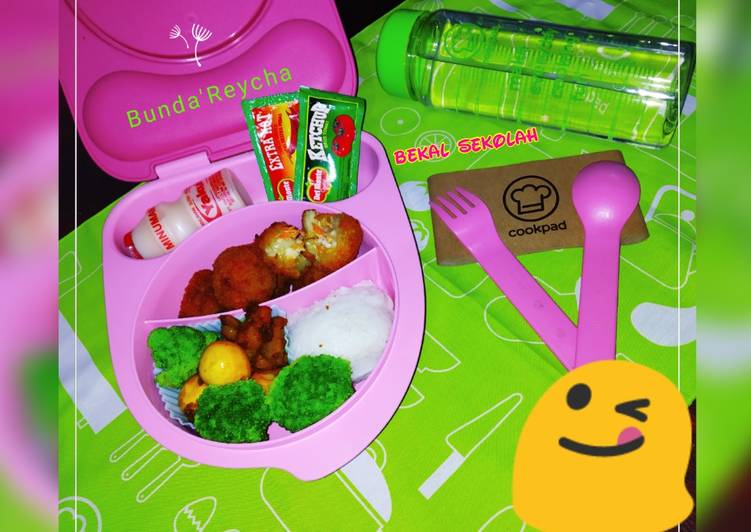 🍱 Bekal Nasi Pesmol ikan Dori telur puyuh
