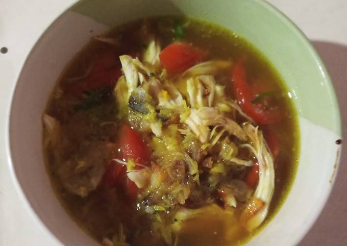 Soto ayam tanpa santan