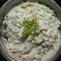 A picture of Baingan bharta.
