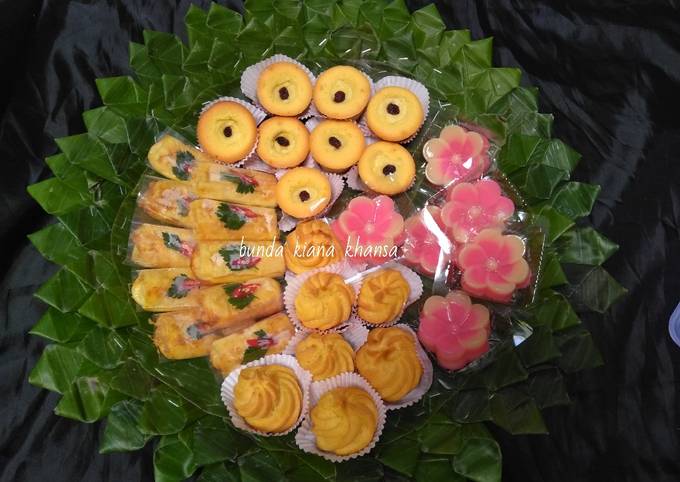 Putu belanda (isian snack box dan kue nampan)