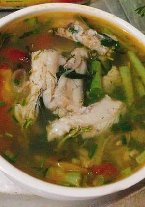 Hình của món Canh cá khoai.