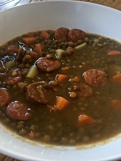 Una foto de Lentejas con chorizo ¡¡¡La manera más fácil de hacerlas!!!