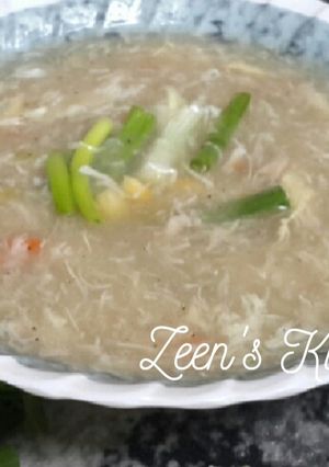 A picture of Oats and Vegetable Soup.