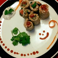 A picture of Bread Sushi.