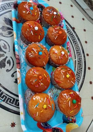 صورة لوصفة مادلان بيضة واحدة